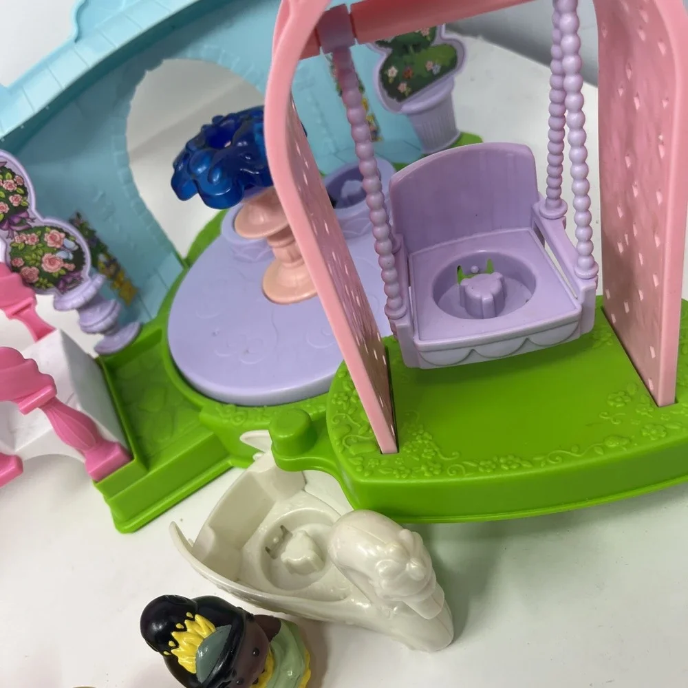 Fisher Price Little People Disney Princess Garden Tea Party Playset 4 Figures